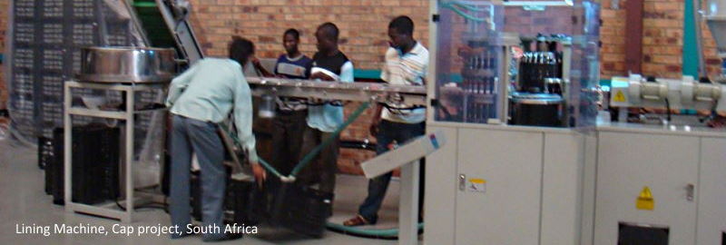 Lining Machine, Cap project, South Africa