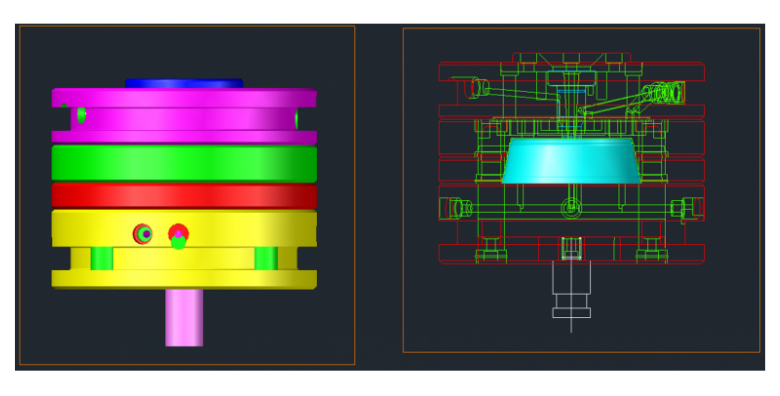 MOLD FOR THIN WALL CONTAINER